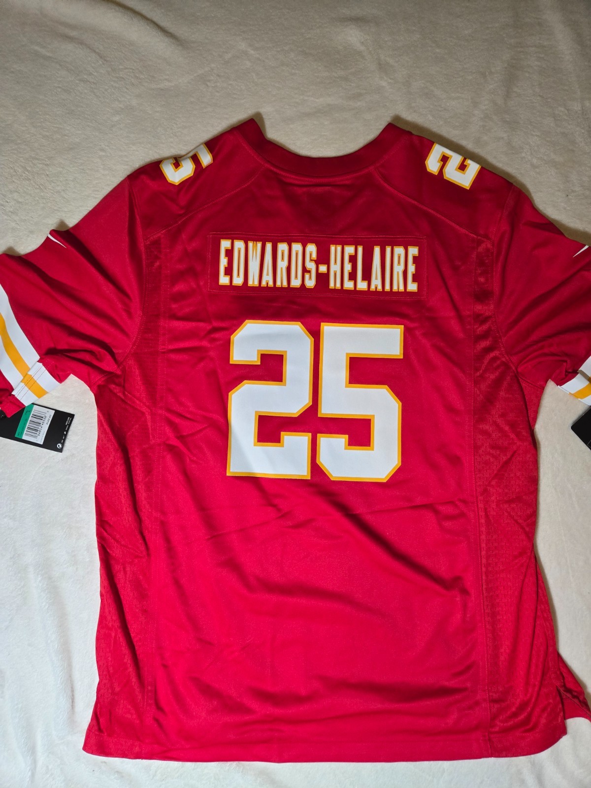 Clyde Edwards-Helaire Jersey XL – Kansas City Chiefs Nike