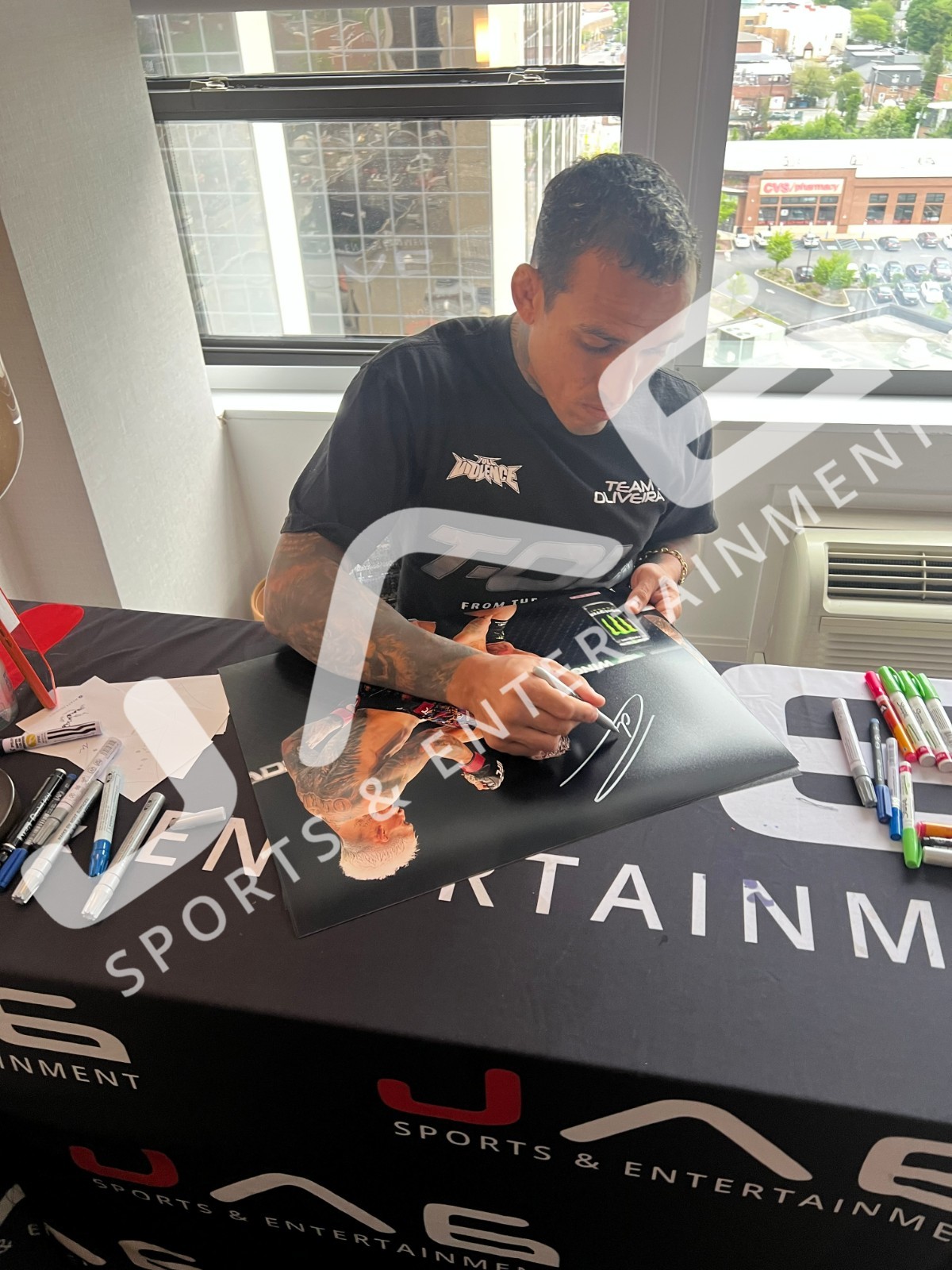 Charles Oliveira autographed signed 16×20 photo UFC PSA Michael Chandler
