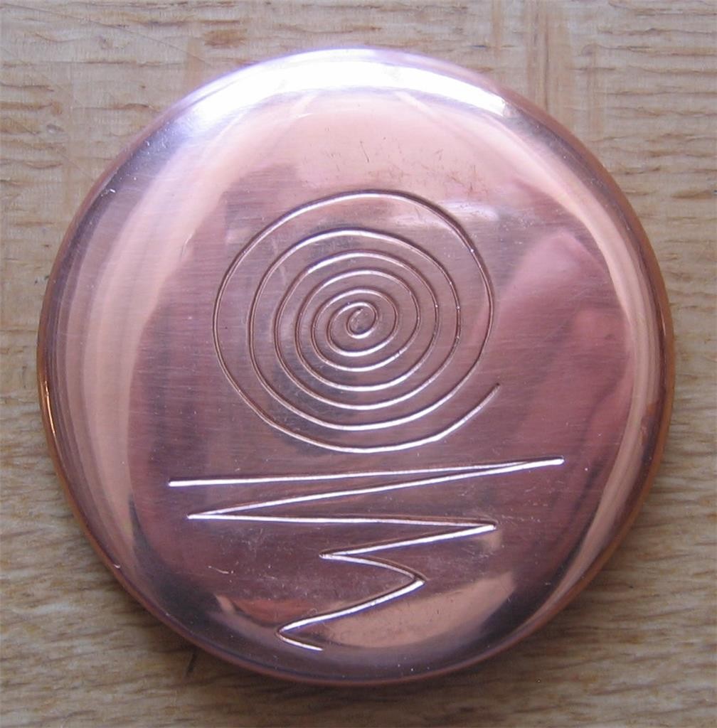 Official Olympic Participation Medal Barcelona 1992 in Unfinished Copper Rare!