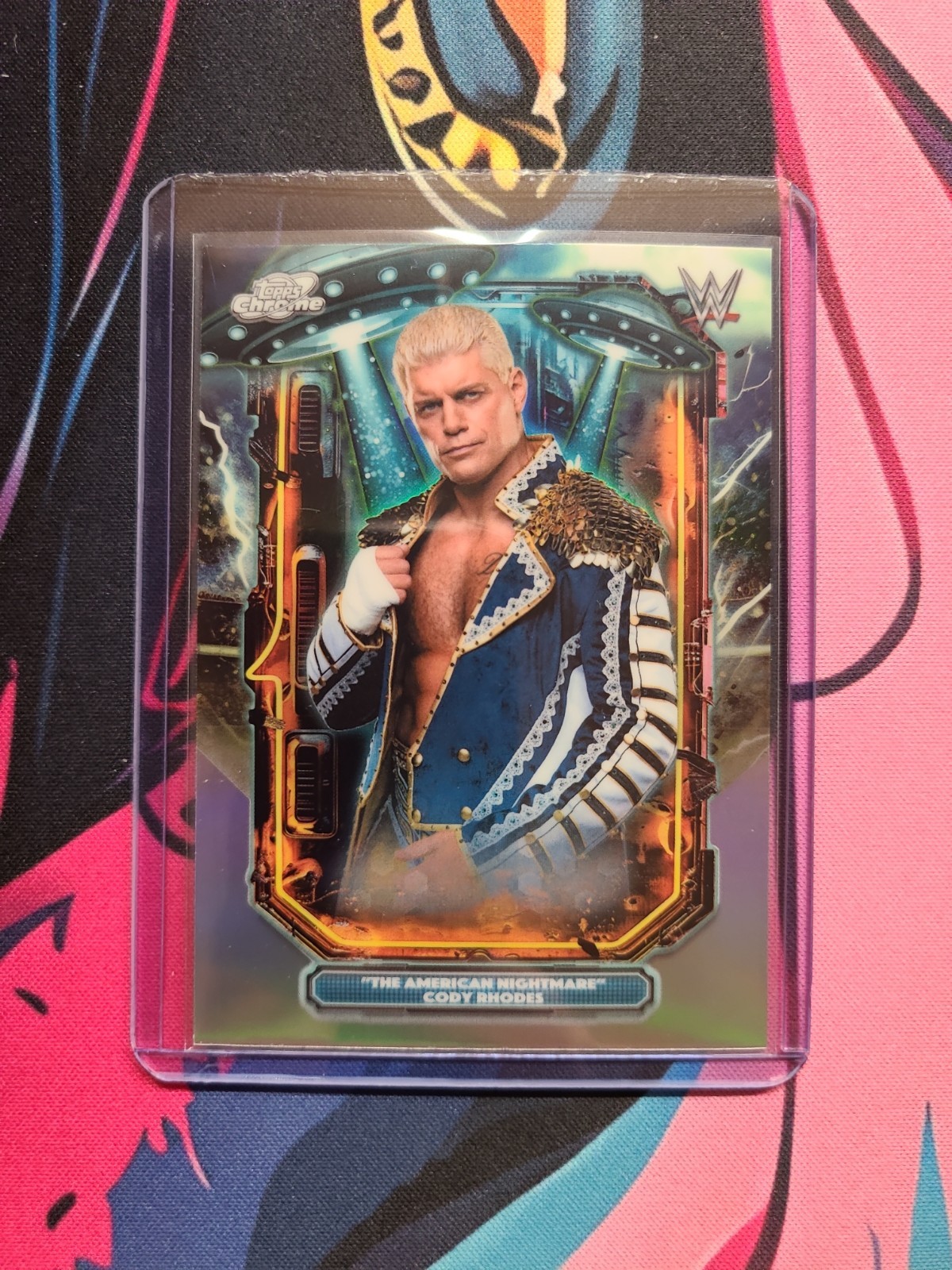 2026 Topps Chrome Cosmic WWE CODY RHODES #ET-1 Extraterrestrial Refractor 🔥
