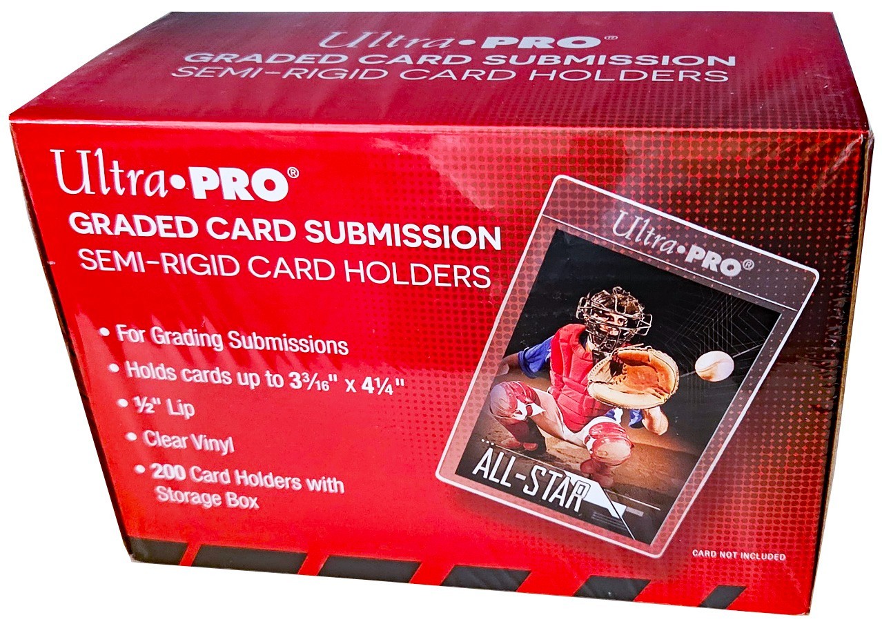 200 Ultra Pro Semi Rigid Graded Card Holder Sleeves PSA BGS Submission 43000 New