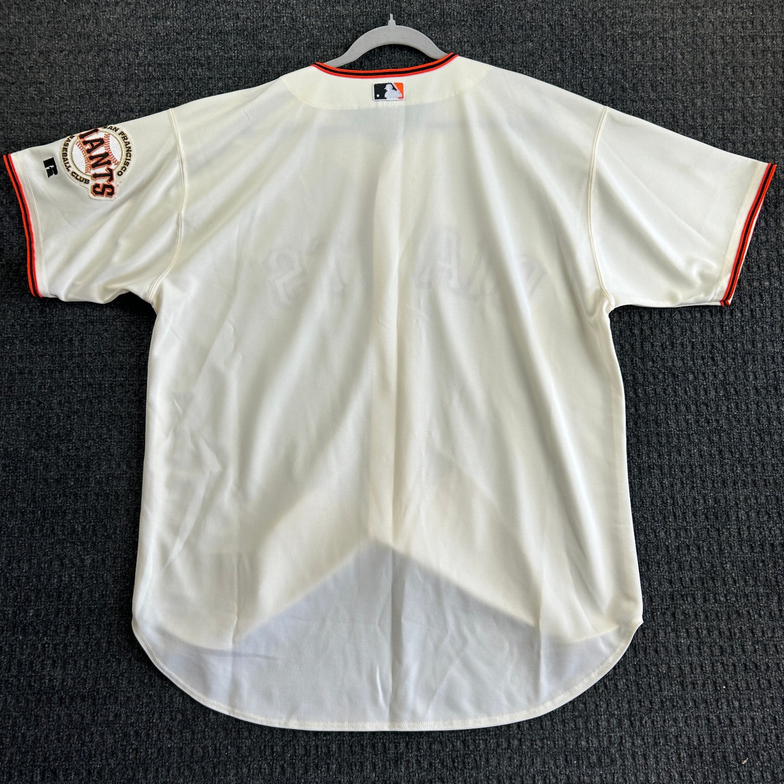 Vintage San Francisco SF Giants Jersey Russell Jason Schmidt Signed 52 Made USA