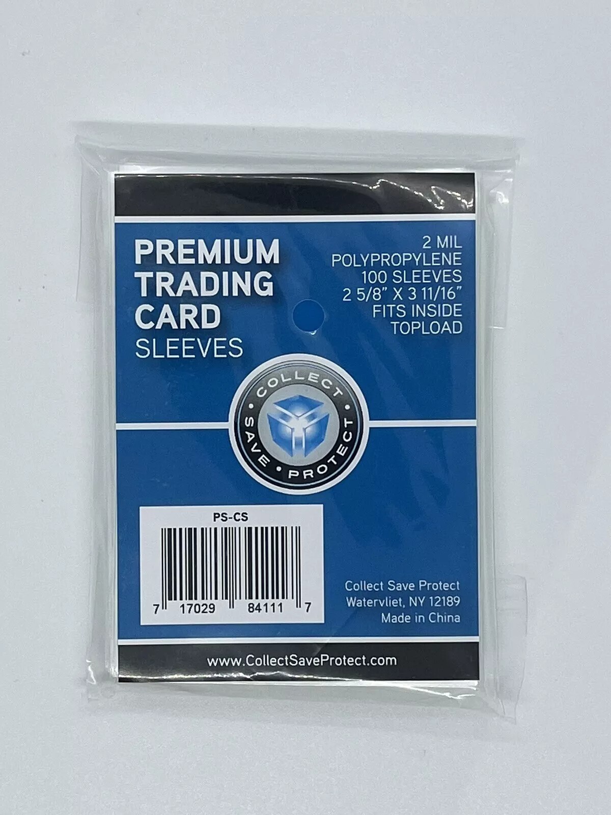 Pack of 100 CSP Premium Card Clear Soft Sleeves Free Tracking & Shipping