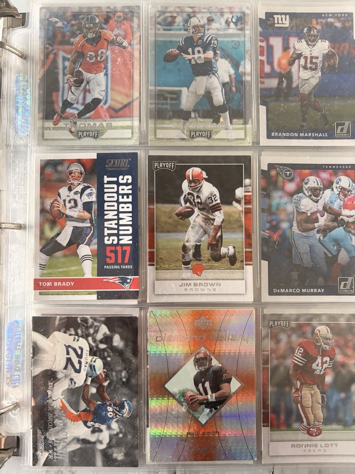 Sports Card Mixed Lot Baseball, Basketball, Football Various Brands Years