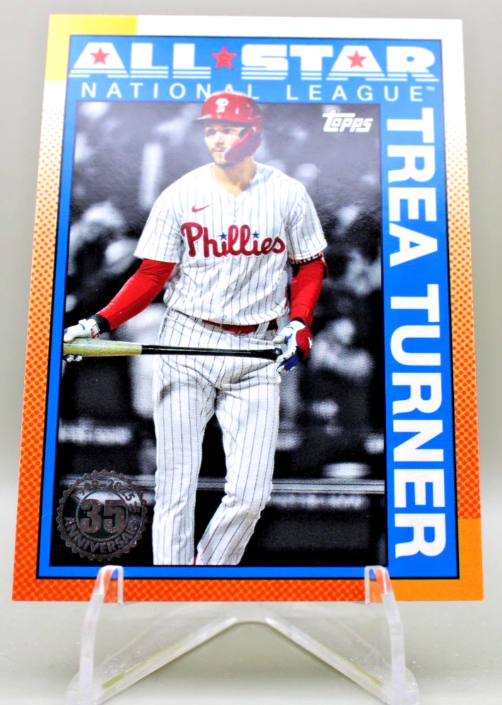 2025 Topps Series 2 – 1990 Topps Baseball All-Stars Trea Turner – #90AS-9