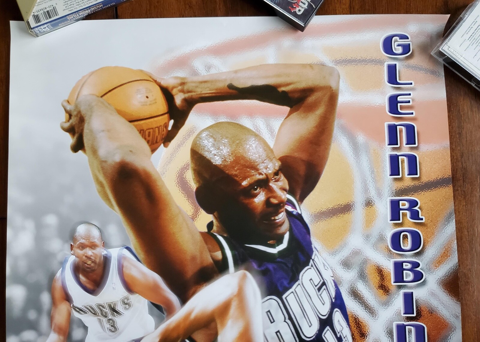 Vintage Milwaukee Bucks Poster Option PICK 1: Nice Moves, Moses Malone, Pollard