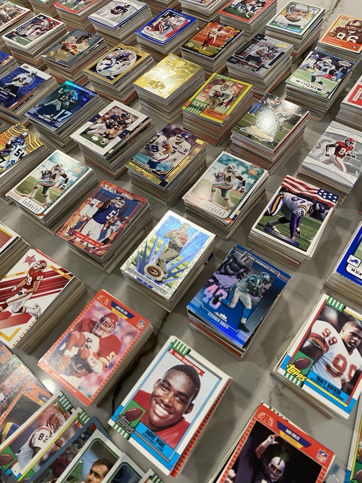 Vintage NFL Football Card Lot Of 1000. 1980s 1990s 2000s Sports Cards, Variety