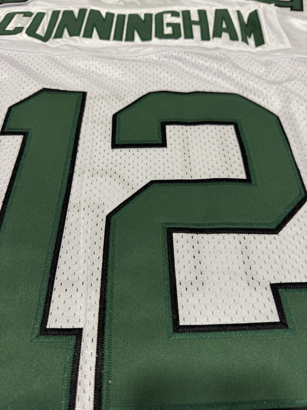 Randall CUNNINGHAM Philadelphia Eagles White All Stitched NWT Jersey w/JB Patch