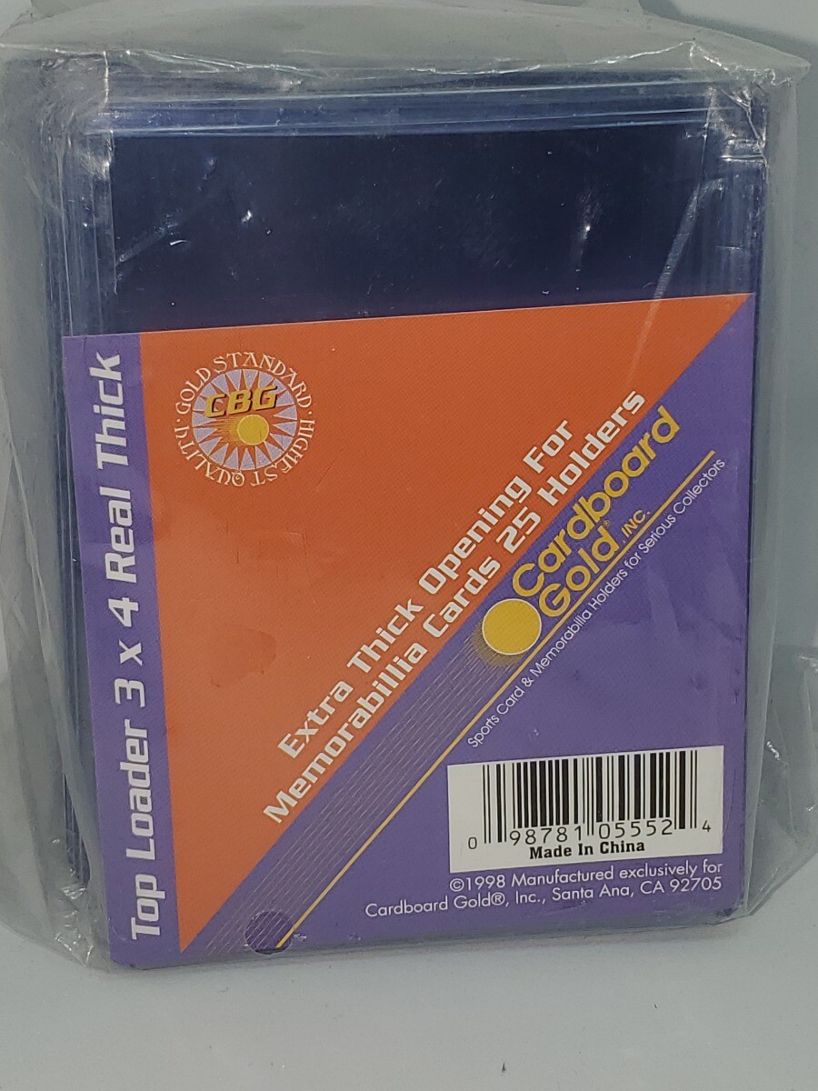 Top Loaders – Colors, Thick, Vertical, Horizontal – Trading Card Supplies
