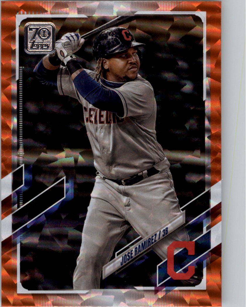 2021 Topps Orange Foil #360 Jose Ramirez /299 – BB