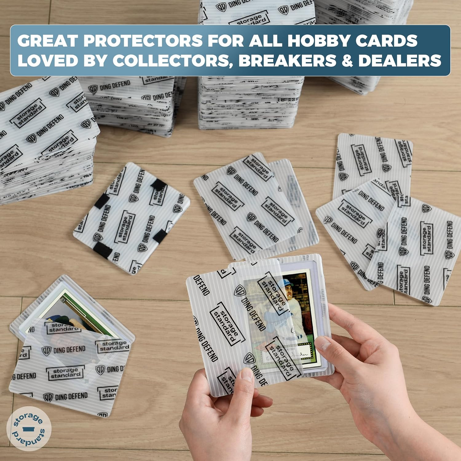 Trading Card Shipping Protectors 510 Pack 3.5” X 4.5” – Premium Ultra Strong