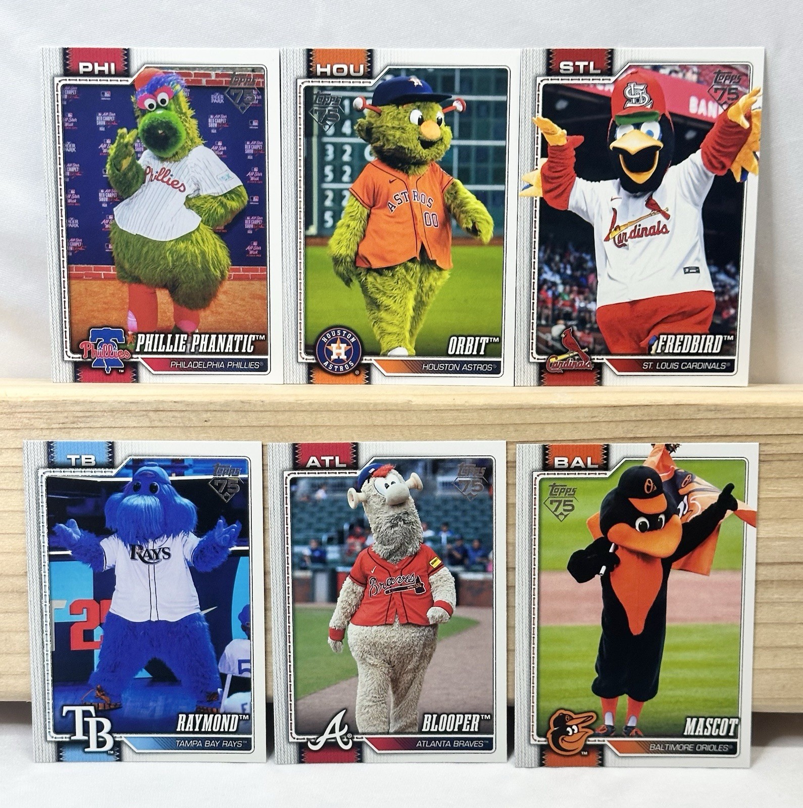 2026 Topps Series 1 Baseball Celebration Mascots Complete Set M-1 to M-30
