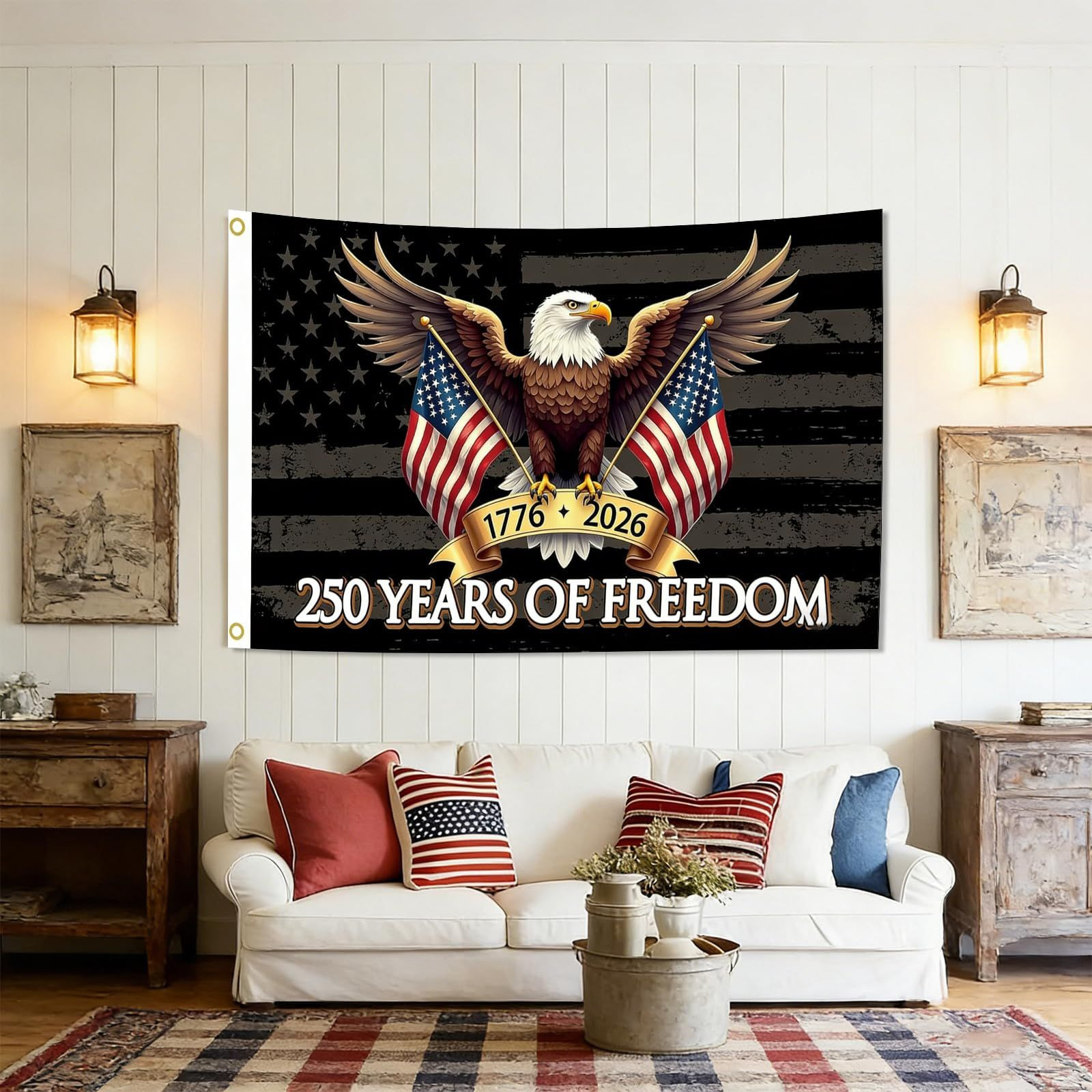 America 250 Flag, 250th Anniversary USA Double Sided 3 Ply 3×5 Ft, Type A