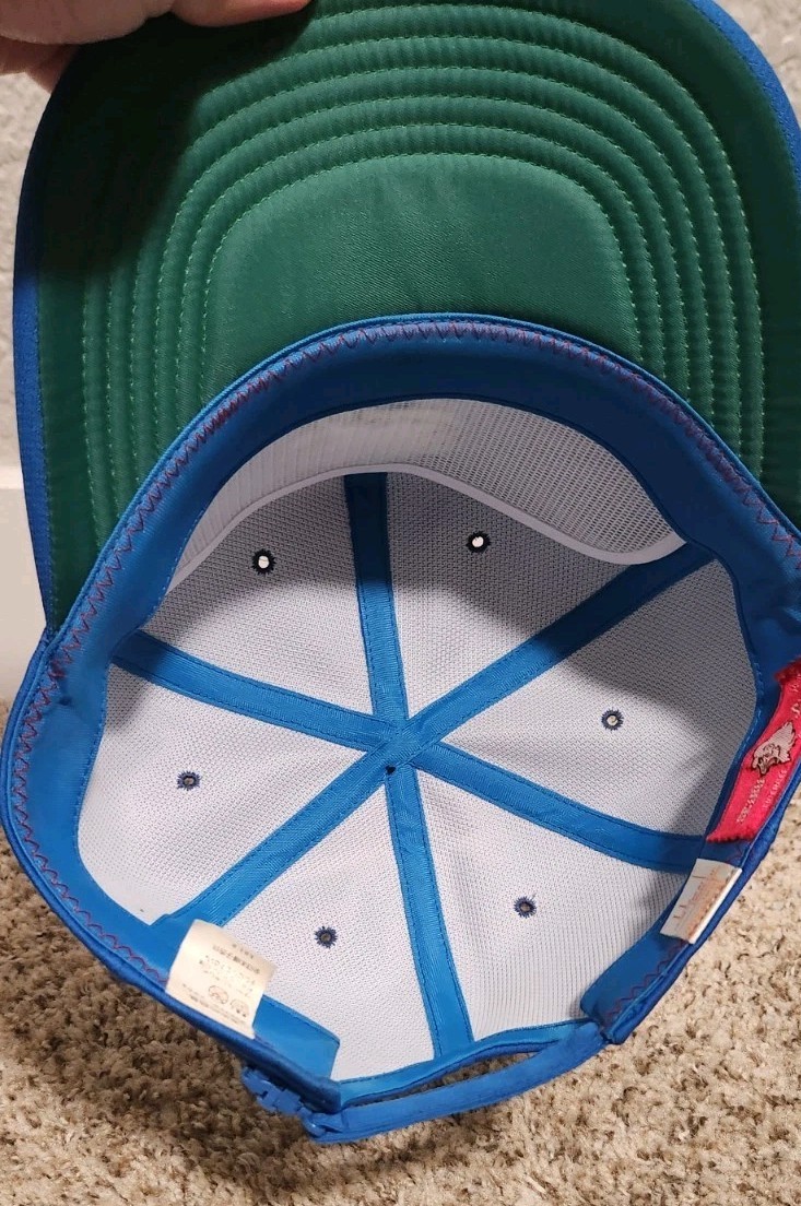 VTG Saitama Seibu Lions Japan Baseball Cross Cap Adjustable Hat LL NPB Blue