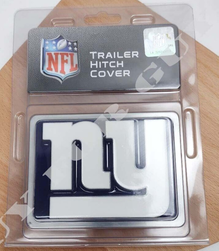 New York Giants NFL Rectangle Hitch Cover – Hitch Cover Class II & Class III