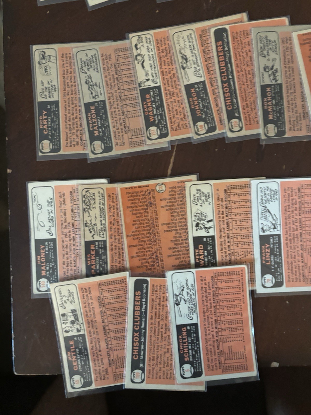 1966 Topps baseball 78 cards Willie Mays team cards mid to high card # to 520