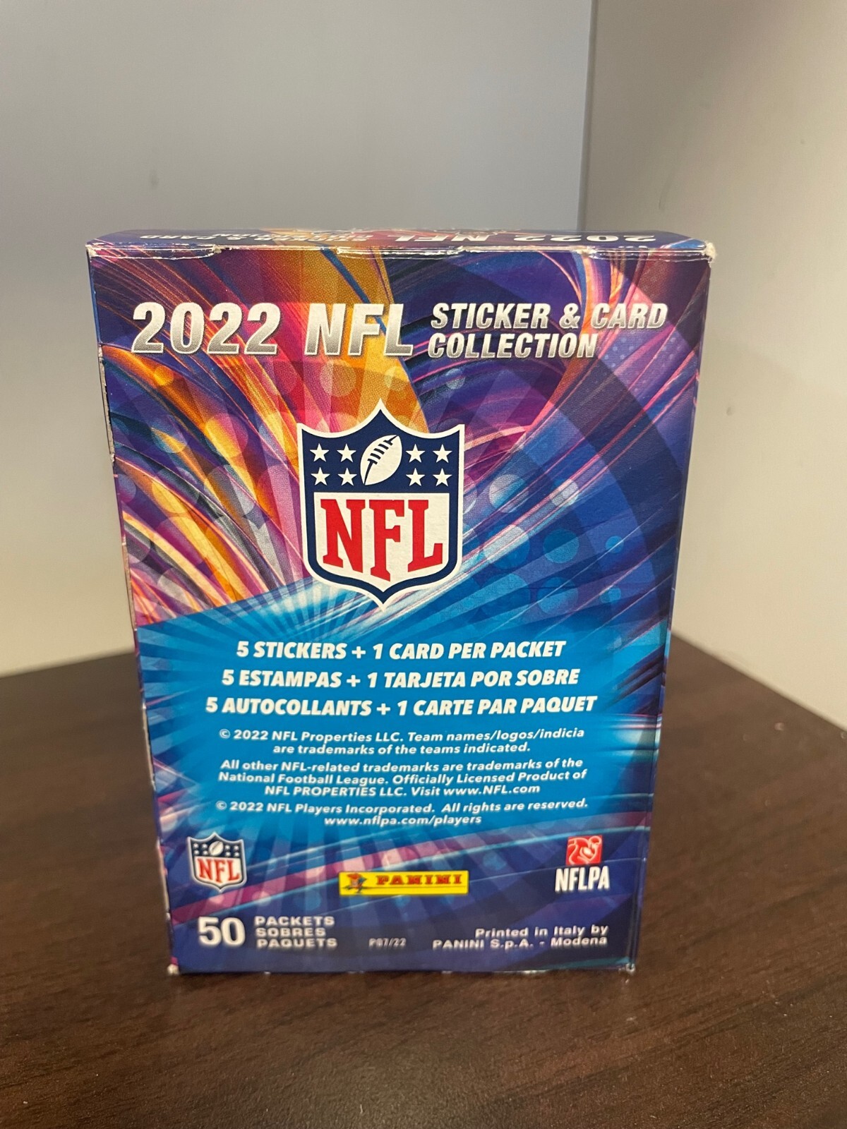 2022 Panini NFL Sticker & Card Collection Sealed box of 50 packs Brady Mahomes