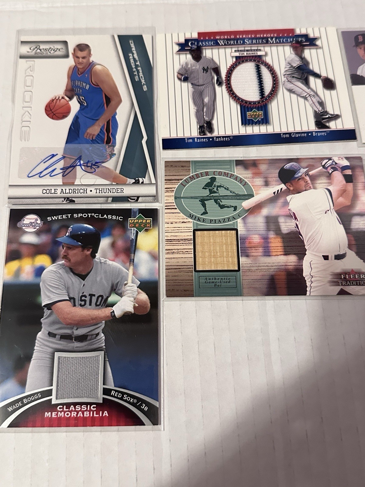 43 Card Lot Of Autographs And Jersey/Patch Card Memorabilia Lot. 3 Sports