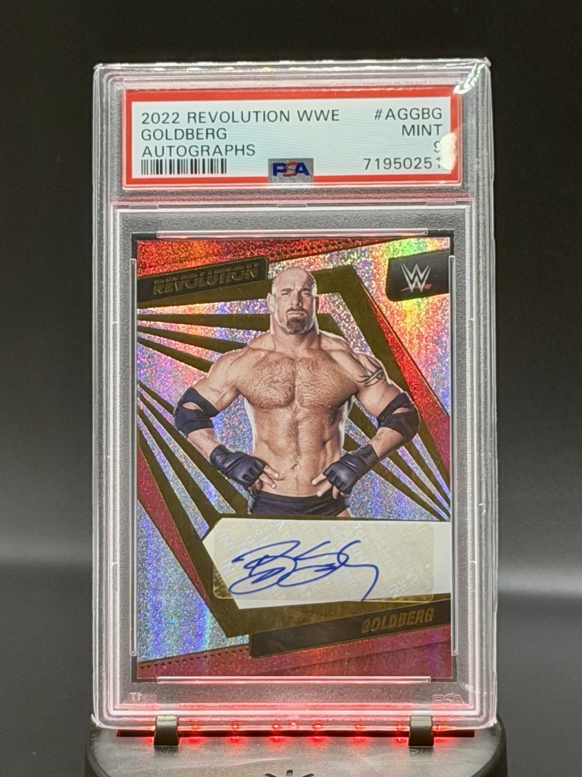 2022 Revolution WWE GOLDBERG AUTOGRAPHS PSA 9 Legend HOFER
