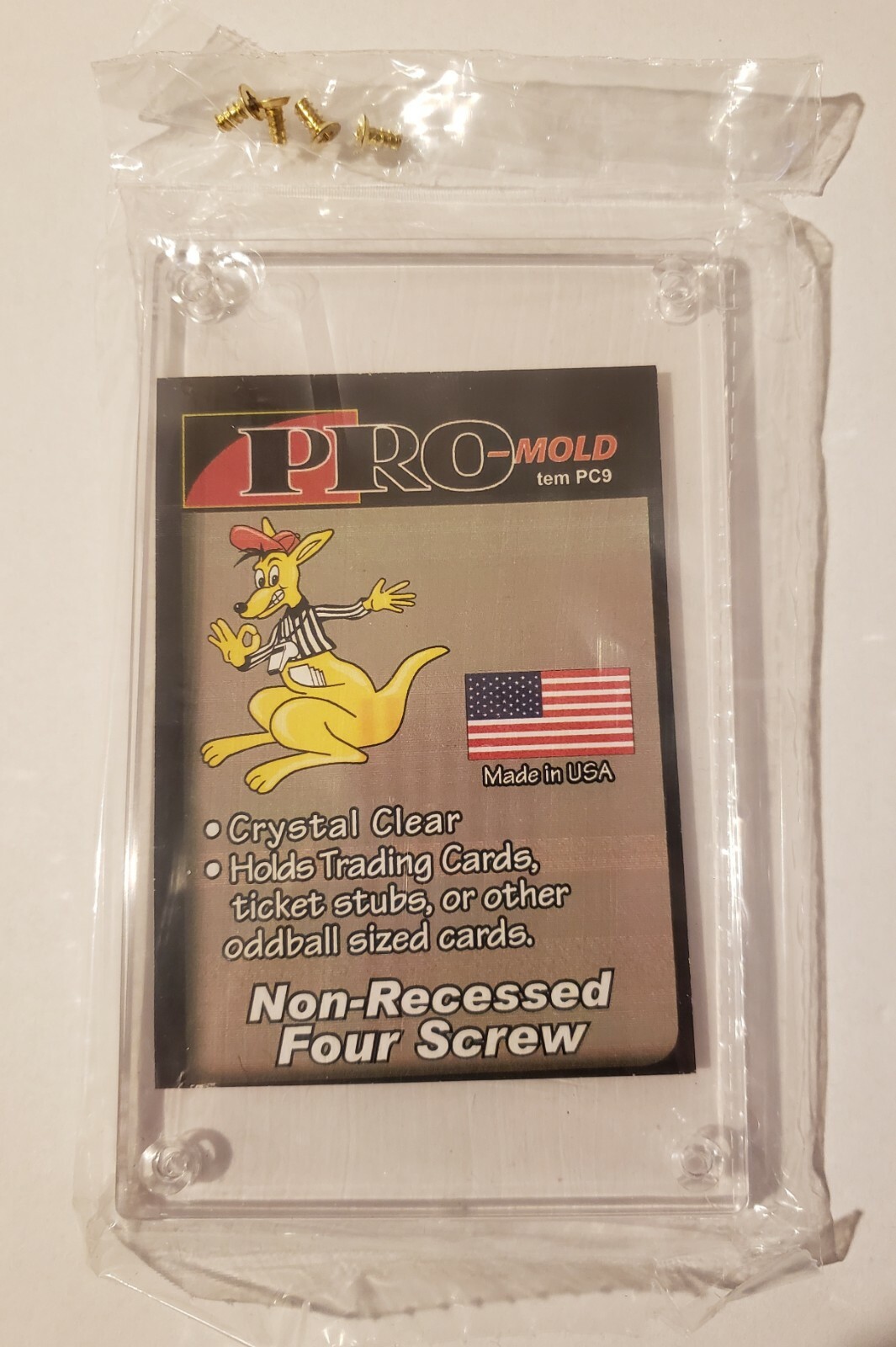 (10) Pro-Mold 4-Screw Screwdown Card Holder Non-Recessed Regular Card Size 20pt