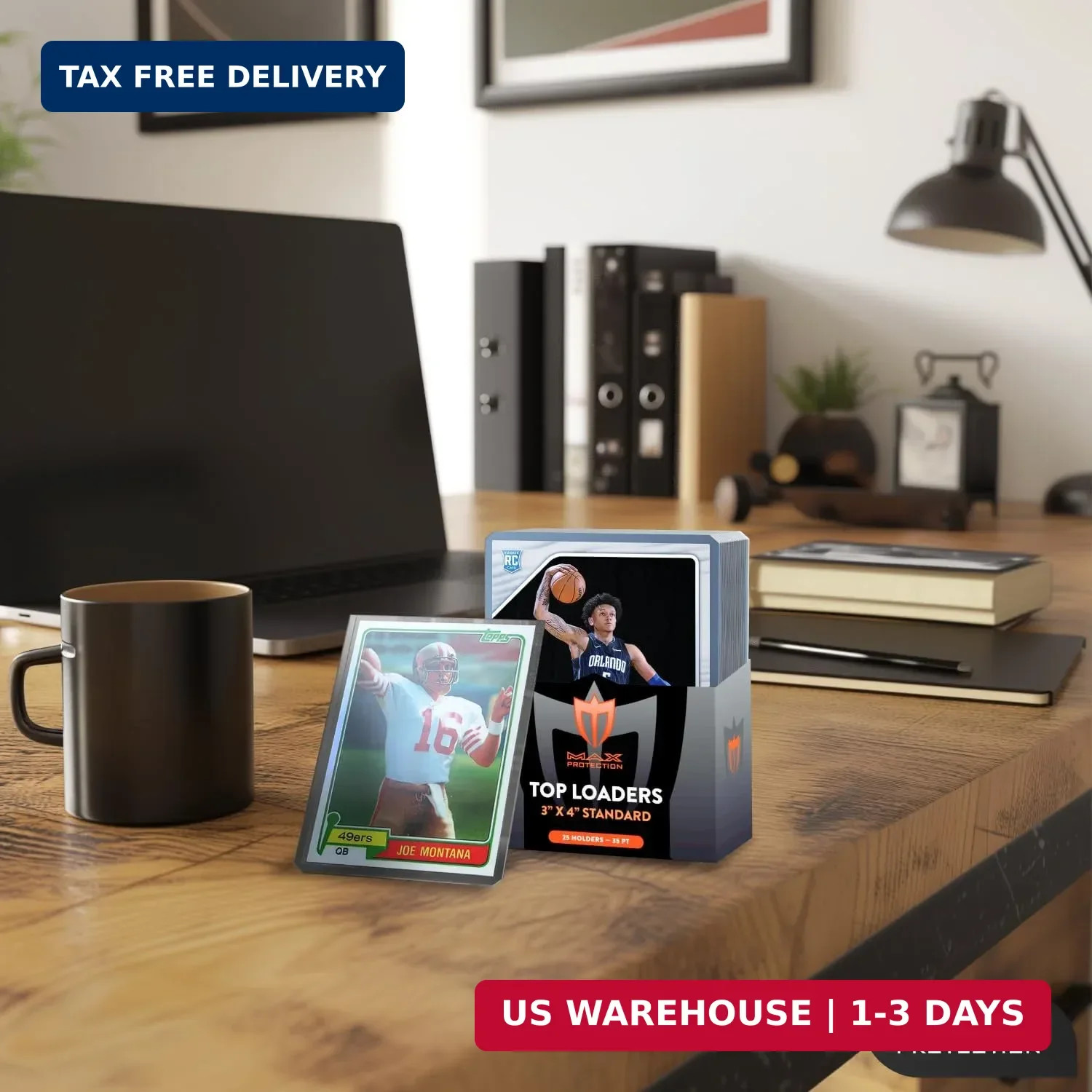 Max Protection 35pt Top Loaders for Cards – Premium 3×4 Inch Trading Card Toploa