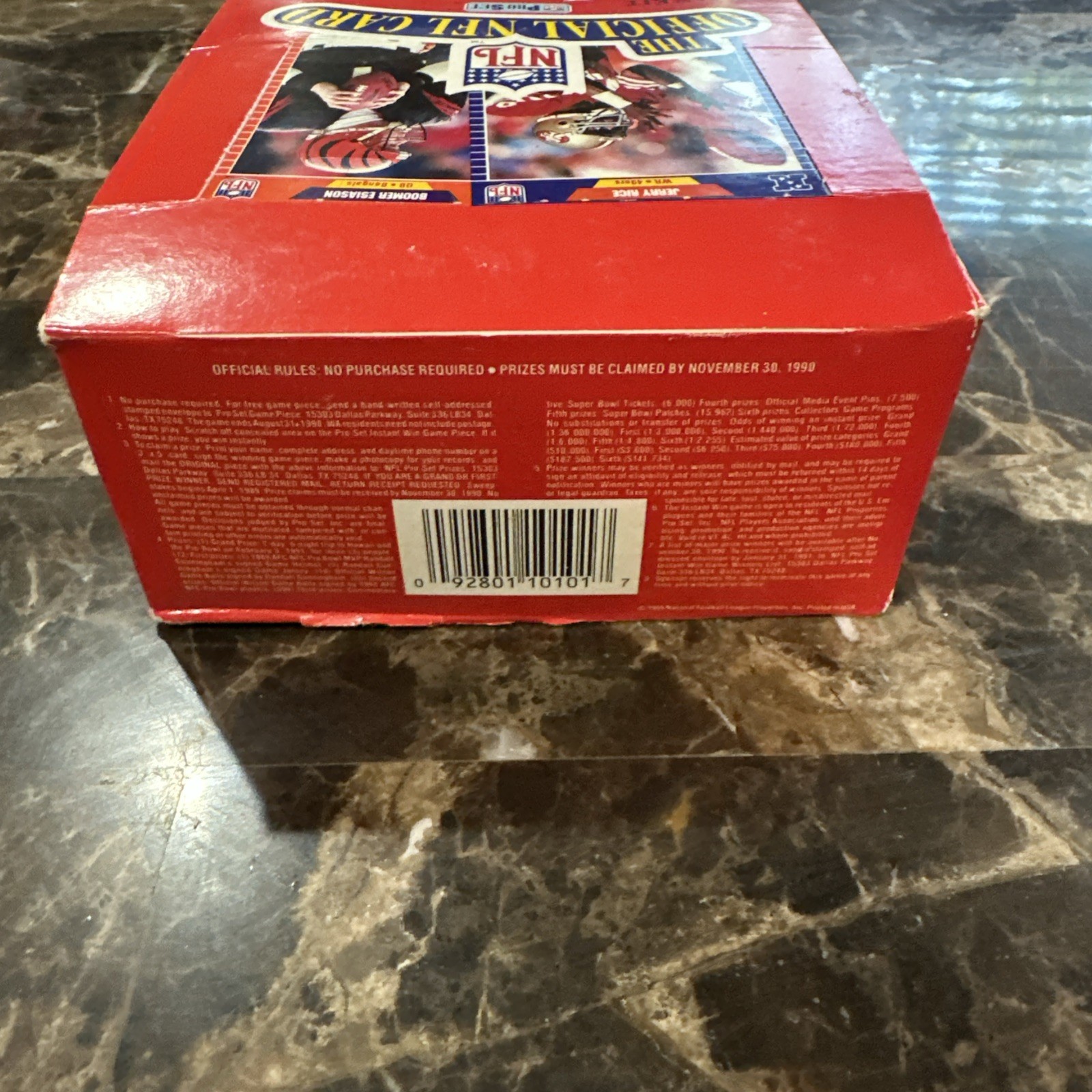 1989 NFL PRO SET SERIES II BOX 36 (UNOPENED) PACKS POSSIBLE BARRY SANDERS ROOKIE