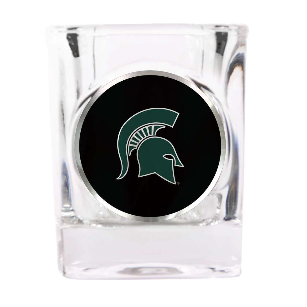 Michigan State Spartans Shot Glass – Metal Logo