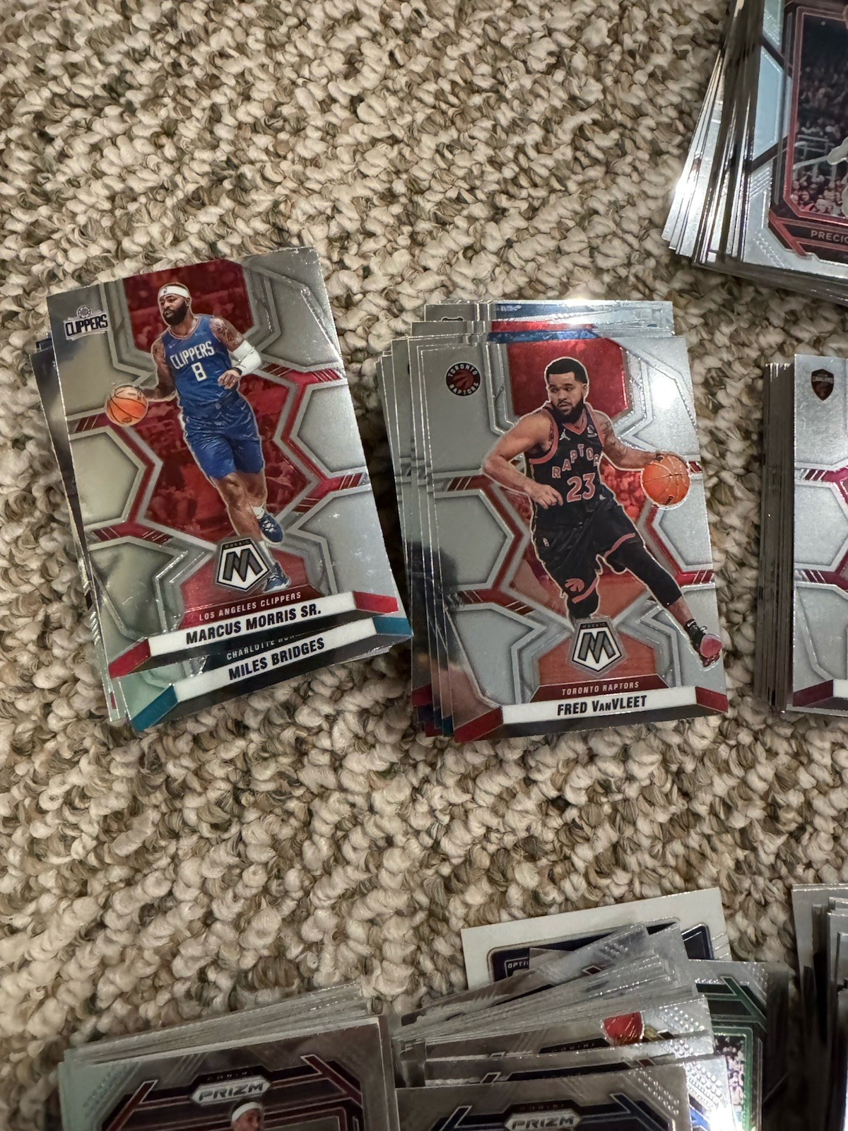Various NBA NFL Sports Trading Card Lot Basketball Football