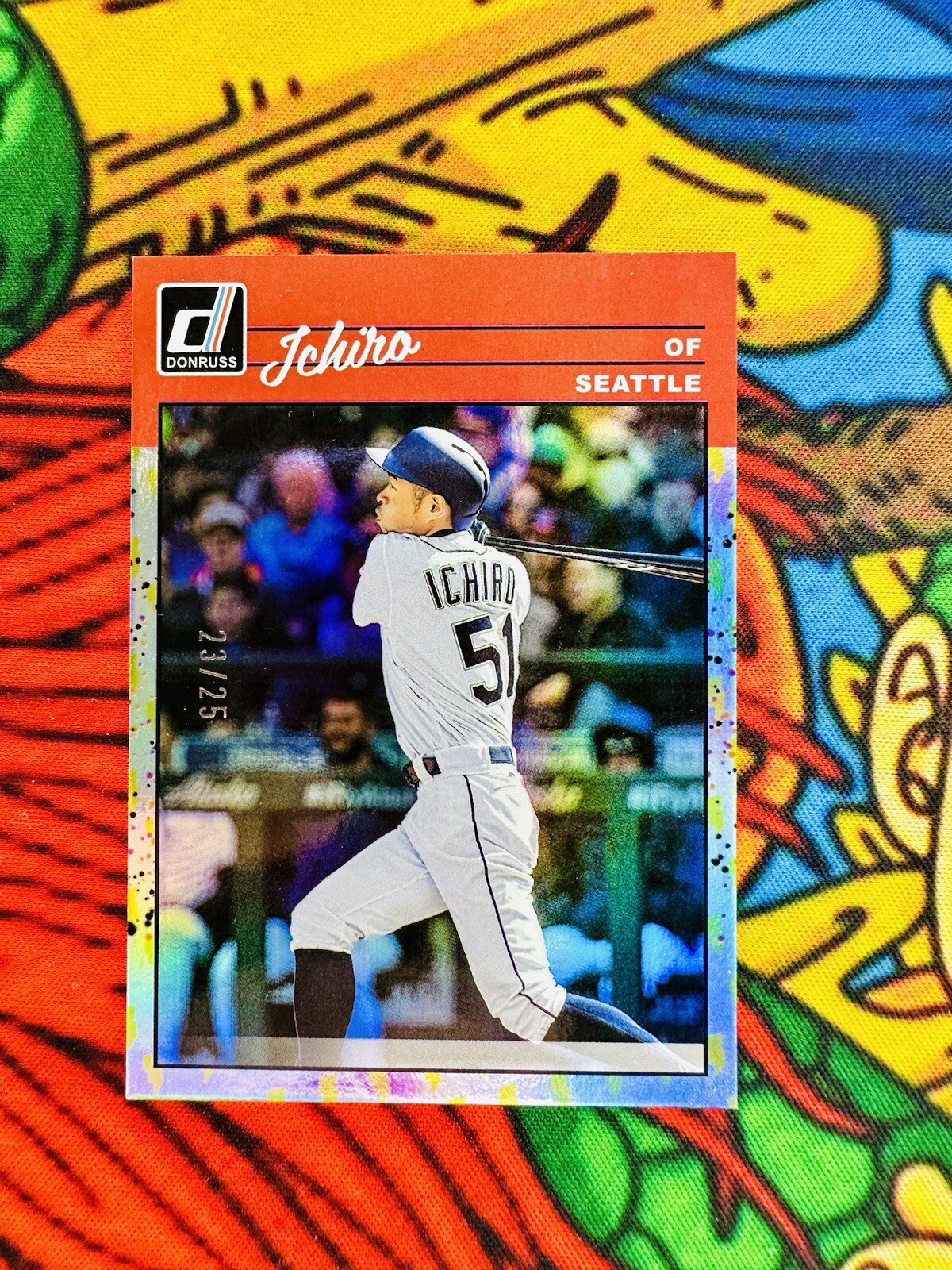 2023 Panini Donruss Retro 1990 Holo Silver 266 Ichiro Suzuki /25 + 2 Free – READ