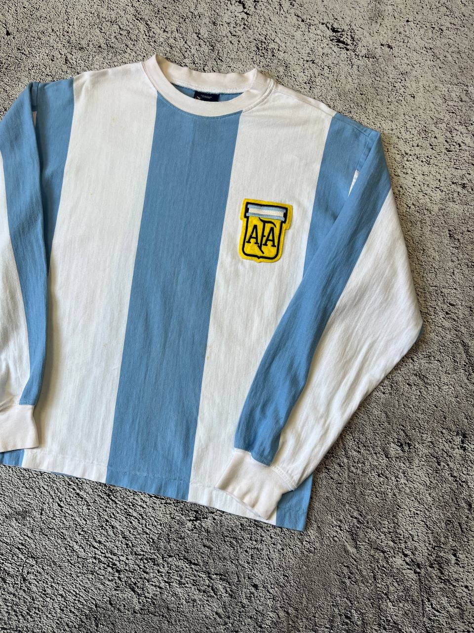 Argentina AFA Retro Football Shirt Long Sleeve Toffs Soccer Jersey Size S