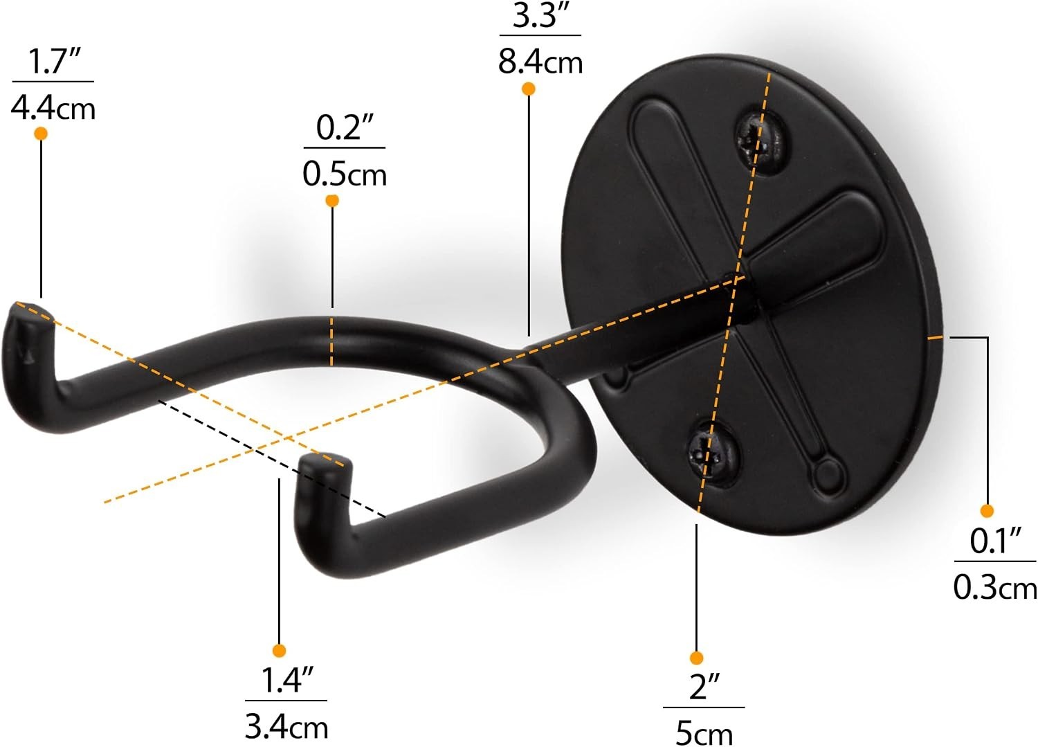 Set of 2 Baseball Bat Display Racks