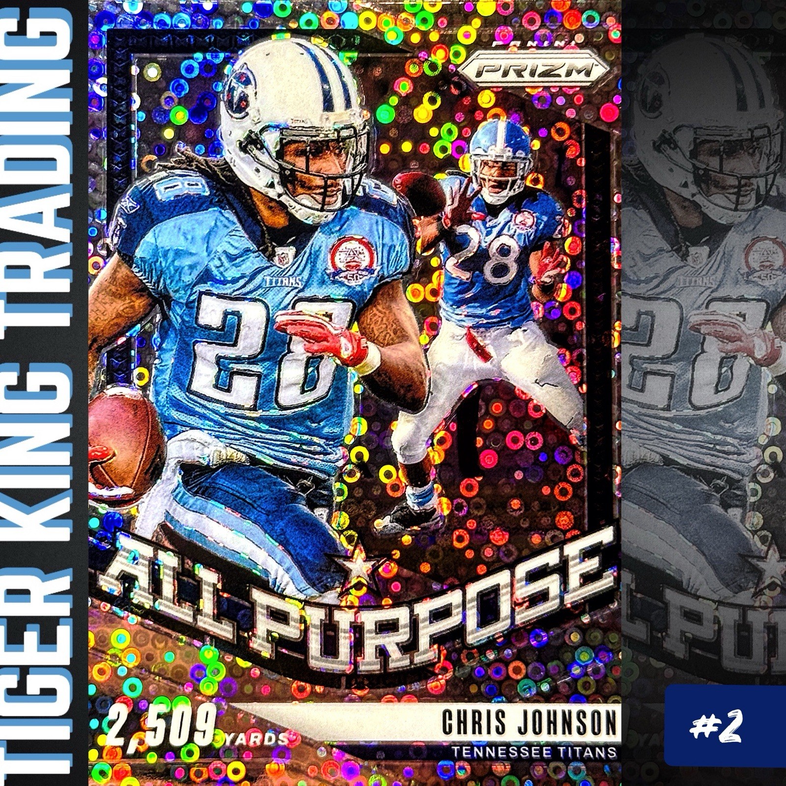 2024 Panini Prizm Chris Johnson All Purpose No Huddle Disco Prizm #2 SP