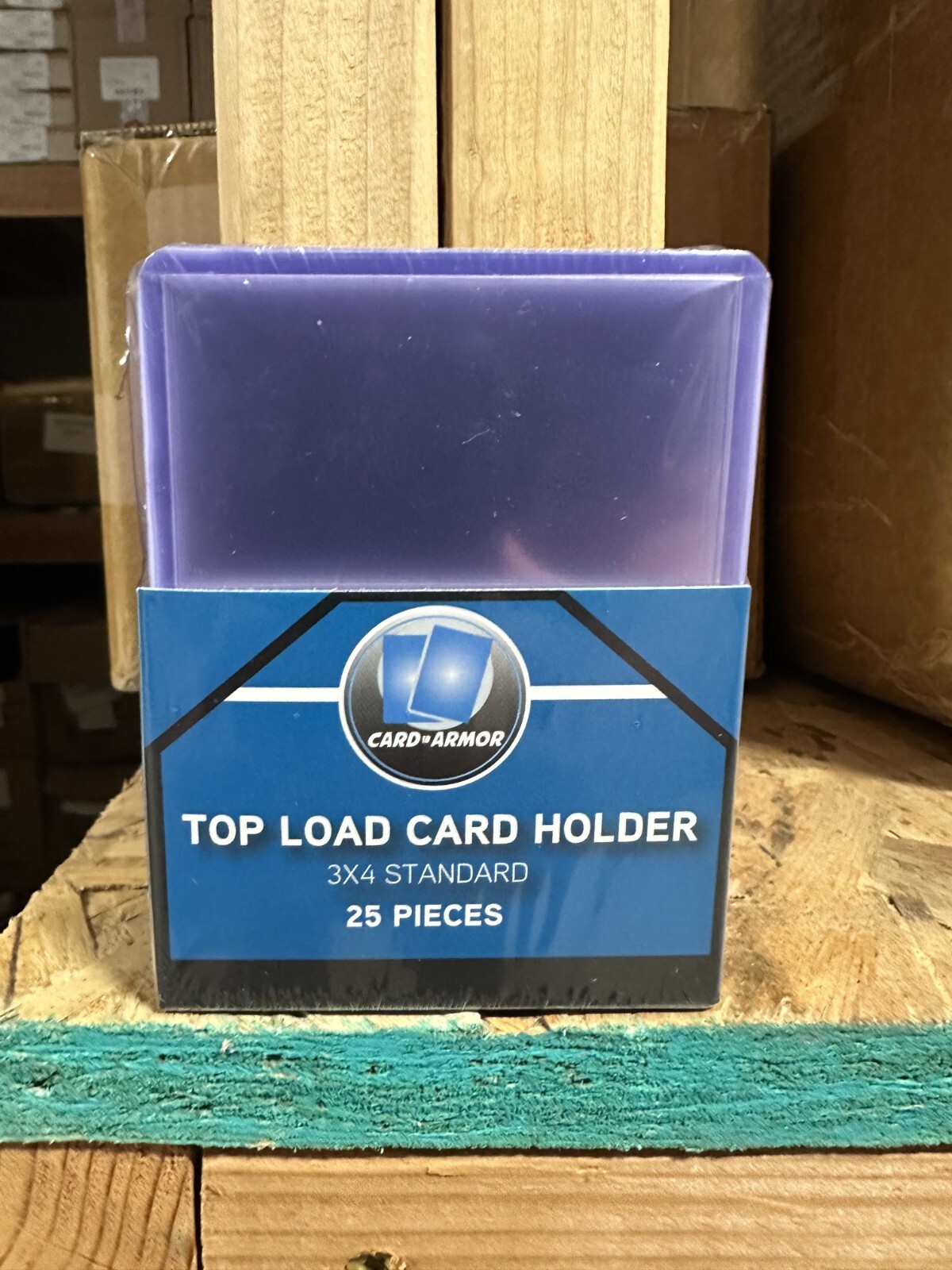 Card Armor 3X4 Standard Top load Card Holder-25 pieces per pack (SET OF 5 PACKS)