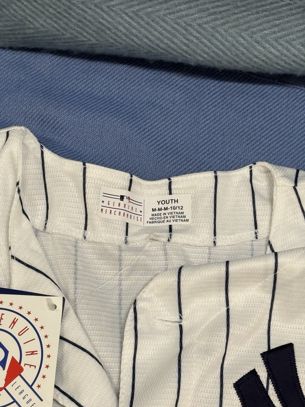 Lot Of 5 New Your Yankees Jersey Cool Base Mens Size LG Youth 14/16 10/12 8/9