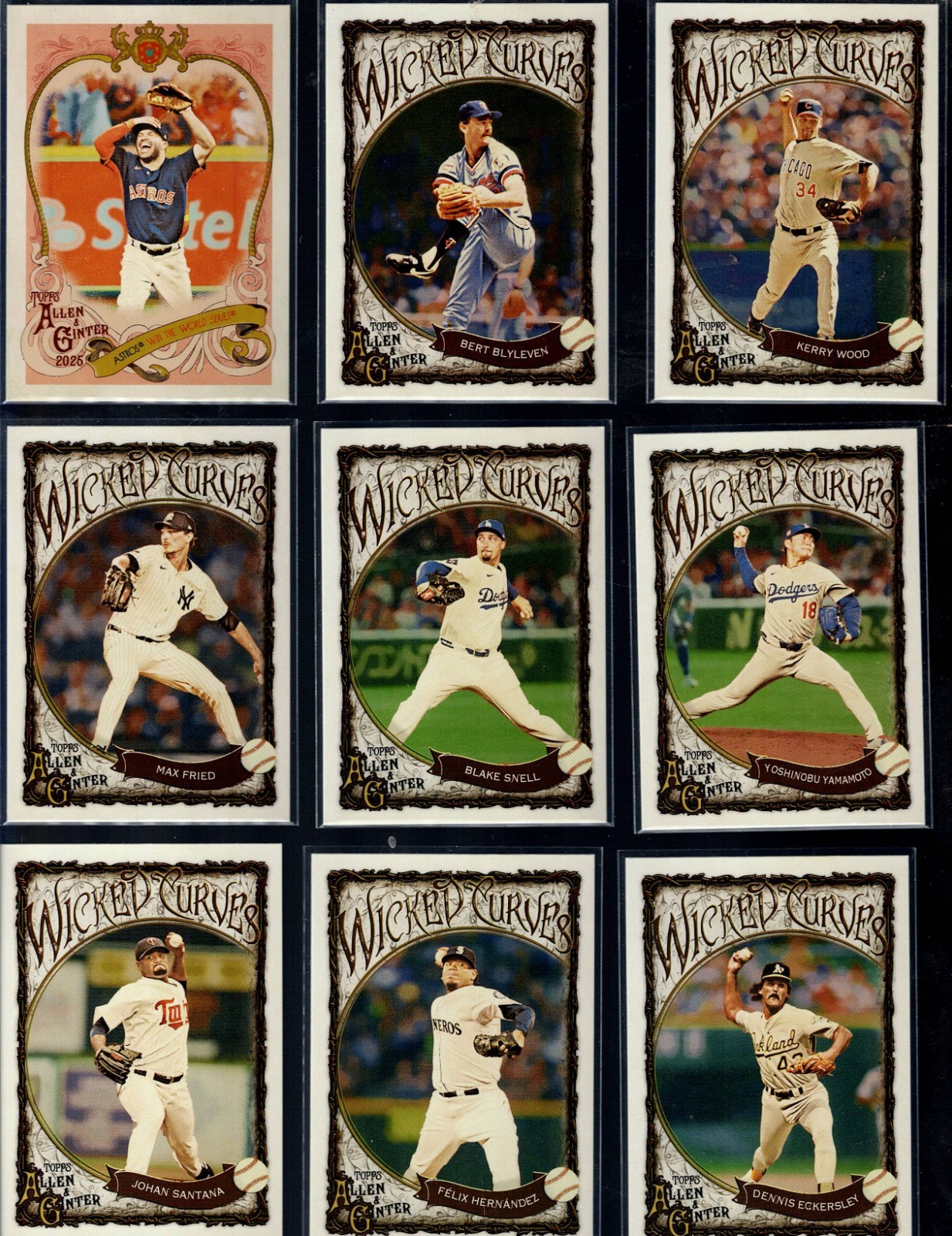 2025 TOPPS ALLEN AND GINTER BASEBALL 251-350 + INSERTS