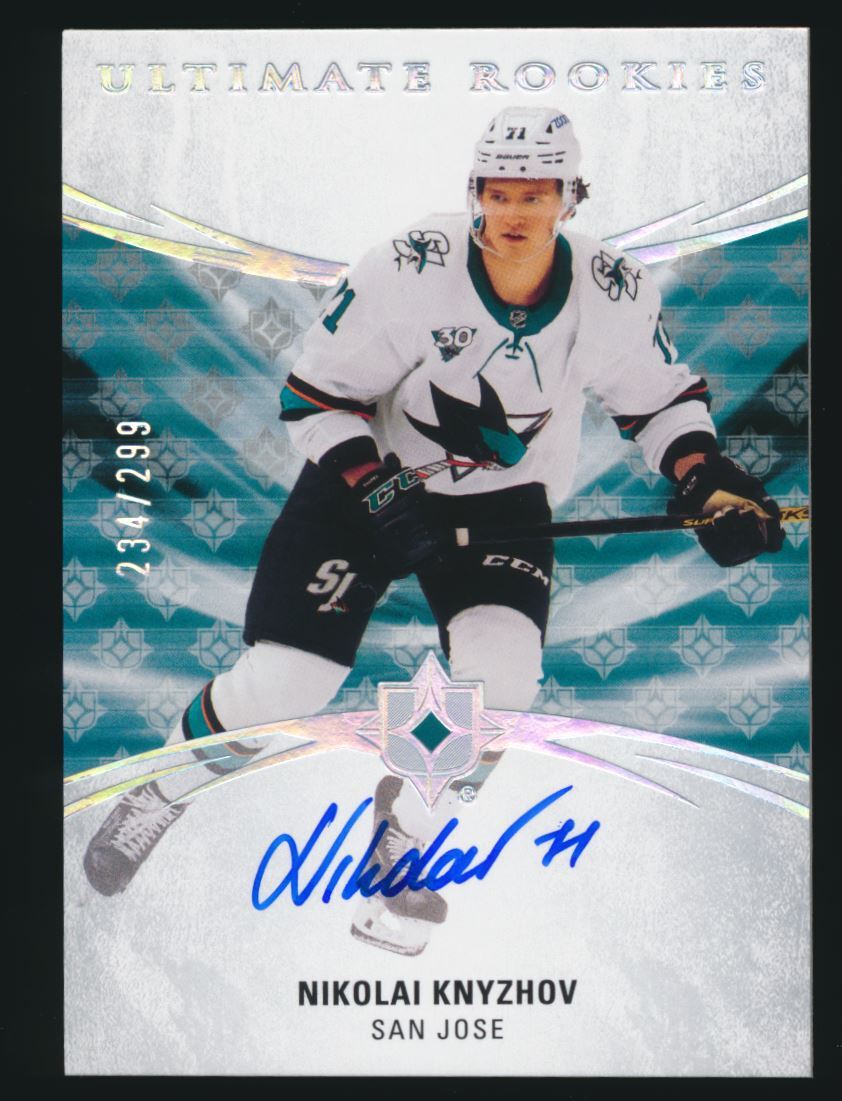2020-21 Ultimate Collection Rookies Auto #170 Nikolai Knyzhov RC Auto 234/299