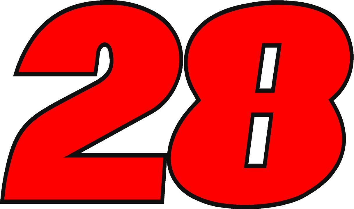 NEW FOR 2019 – #28 Davey Allison Racing Sticker Decal – Various colors
