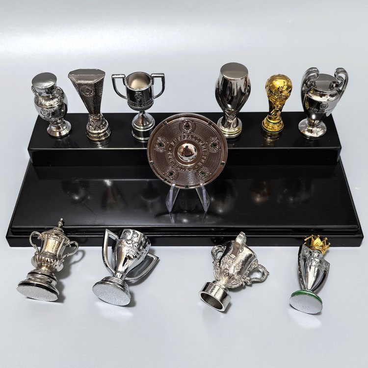 ⚽ Football Trophy Mini Desktop Ornament World Cup UCL EPL FA Cup Fan Gift