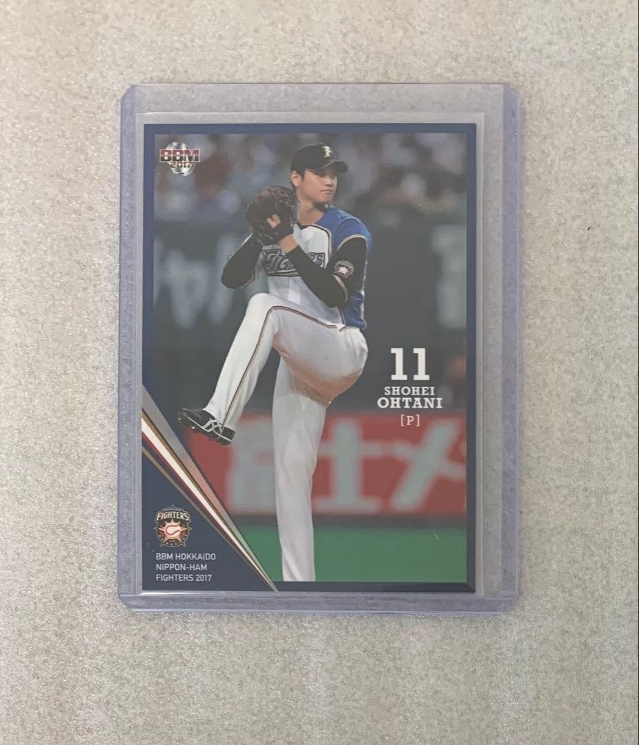 BBM 2017 Blue Shohei Ohtani Baseball Card Limited Edition Parallel 1