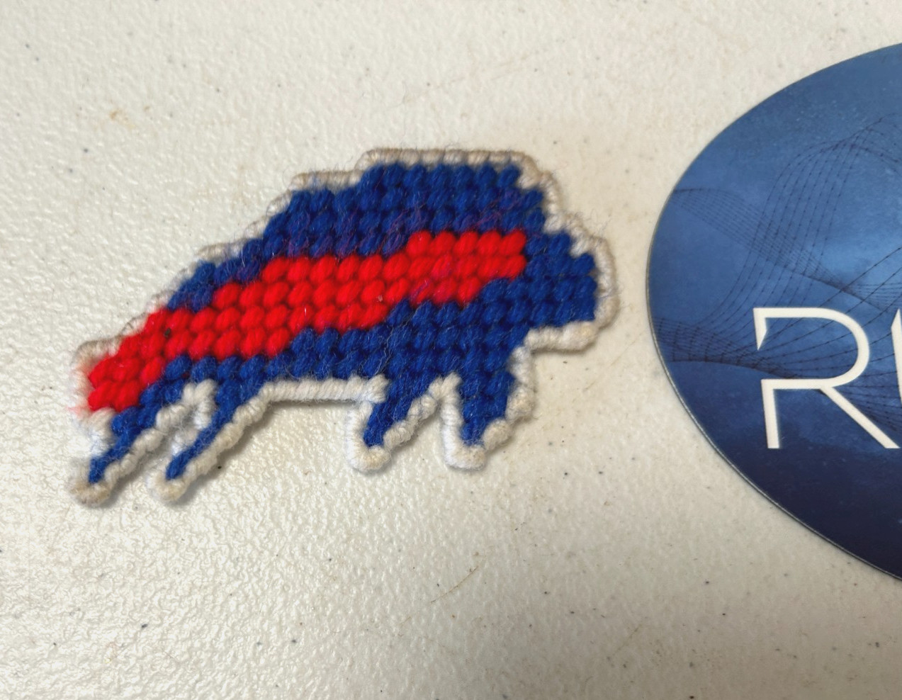 3 Vintage Buffalo Bill Football M&T Bank Magnets 7 1/2″ x 4 3/4″