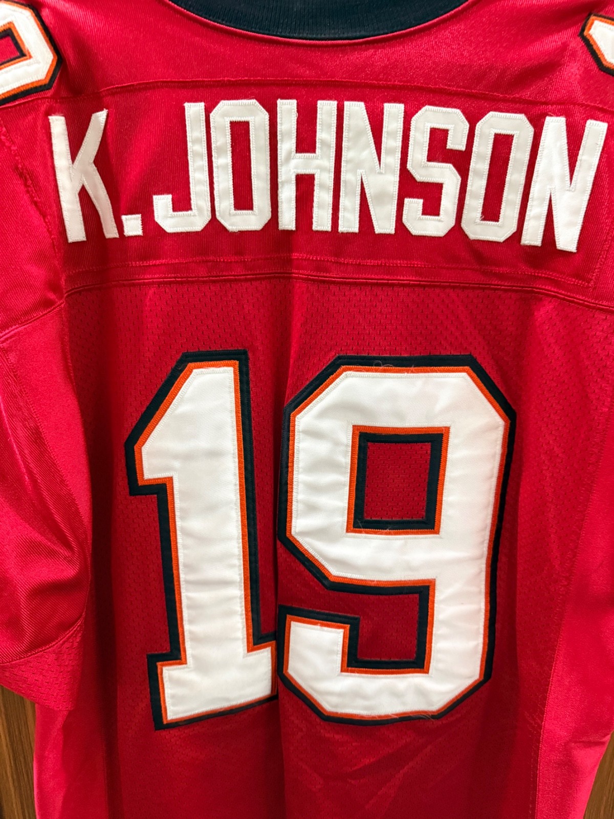 Keyshawn Johnson Tampa Bay Buccaneers adidas AUTHENTIC Jersey Sz 46