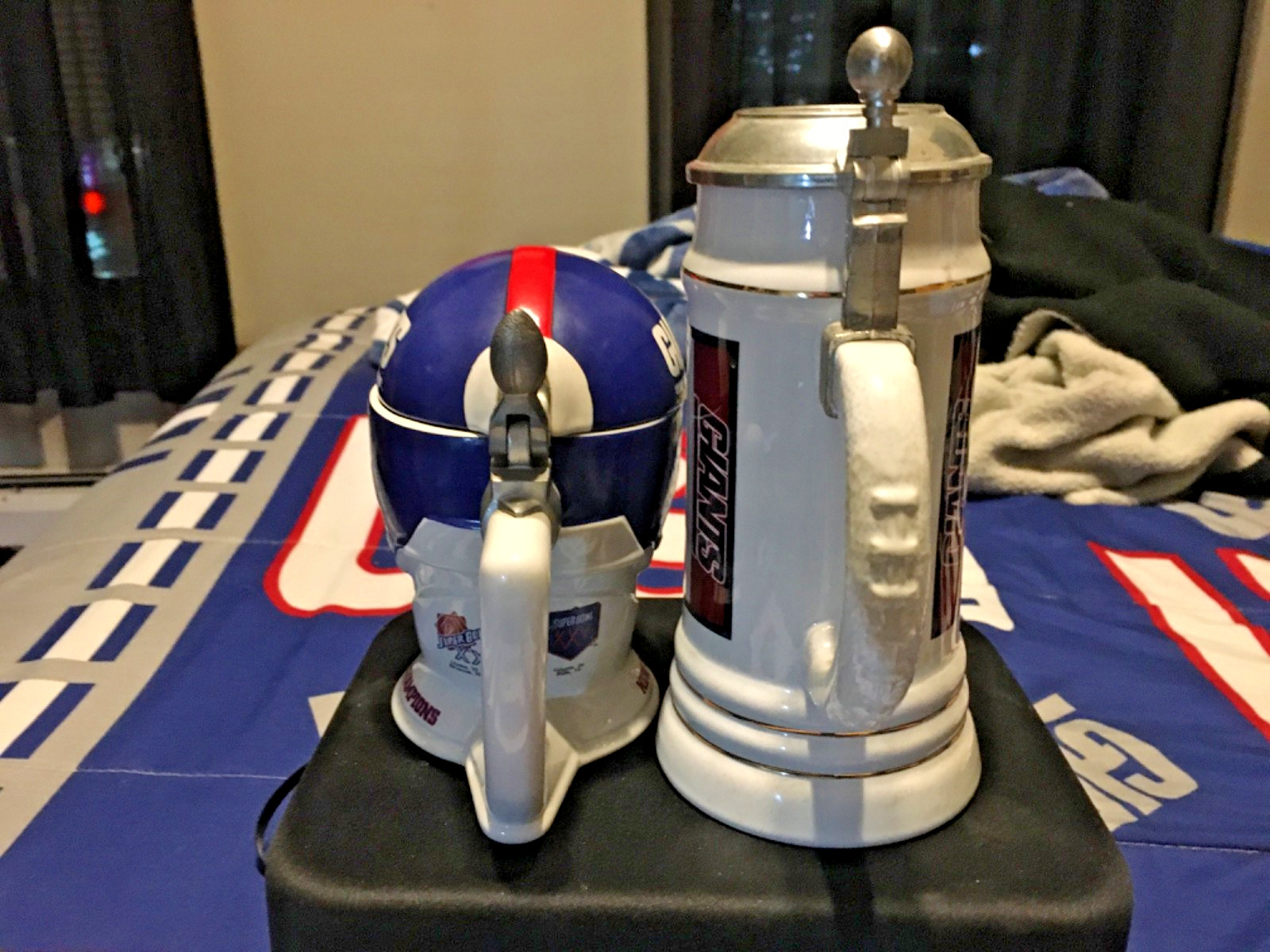 New York Giants Steins, Lot of 2, new, never used
