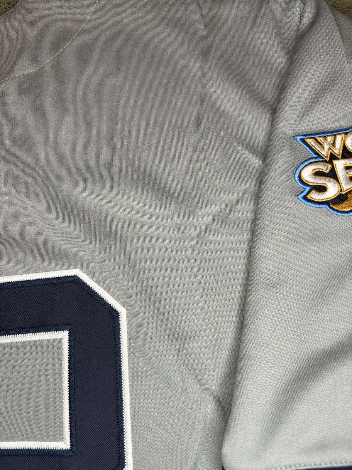 CC Sabathia 2009 New York Yankees World Series Road Jersey Men’s Size Large