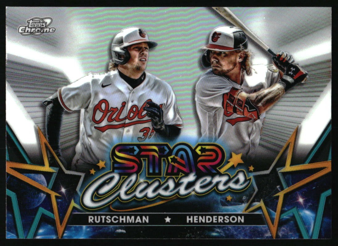 2023 Topps Chrome Cosmic #SC-4 Adley Rutschman / Gunnar Henderson Star Clusters