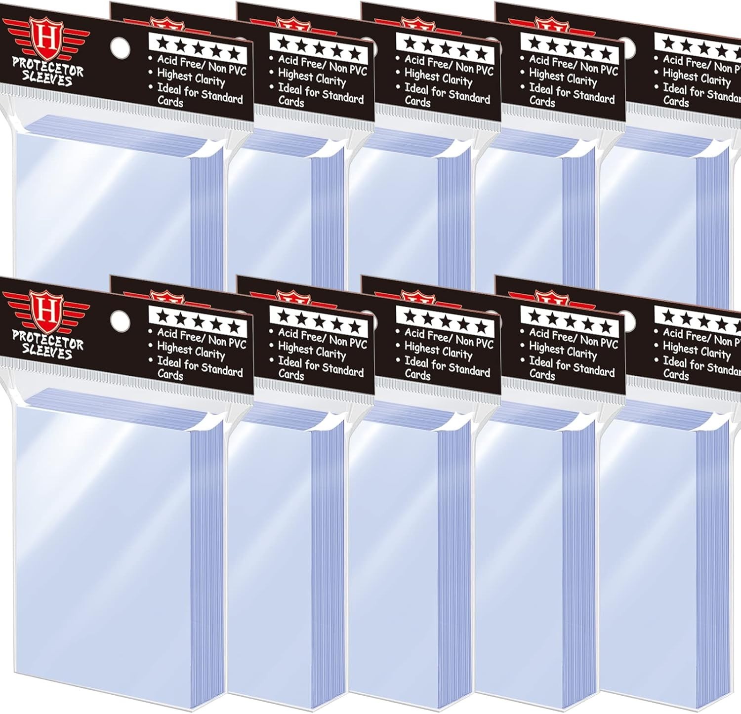 1000 Toploaders – Protect Your Trading Cards with Crystal Clear Sleeves