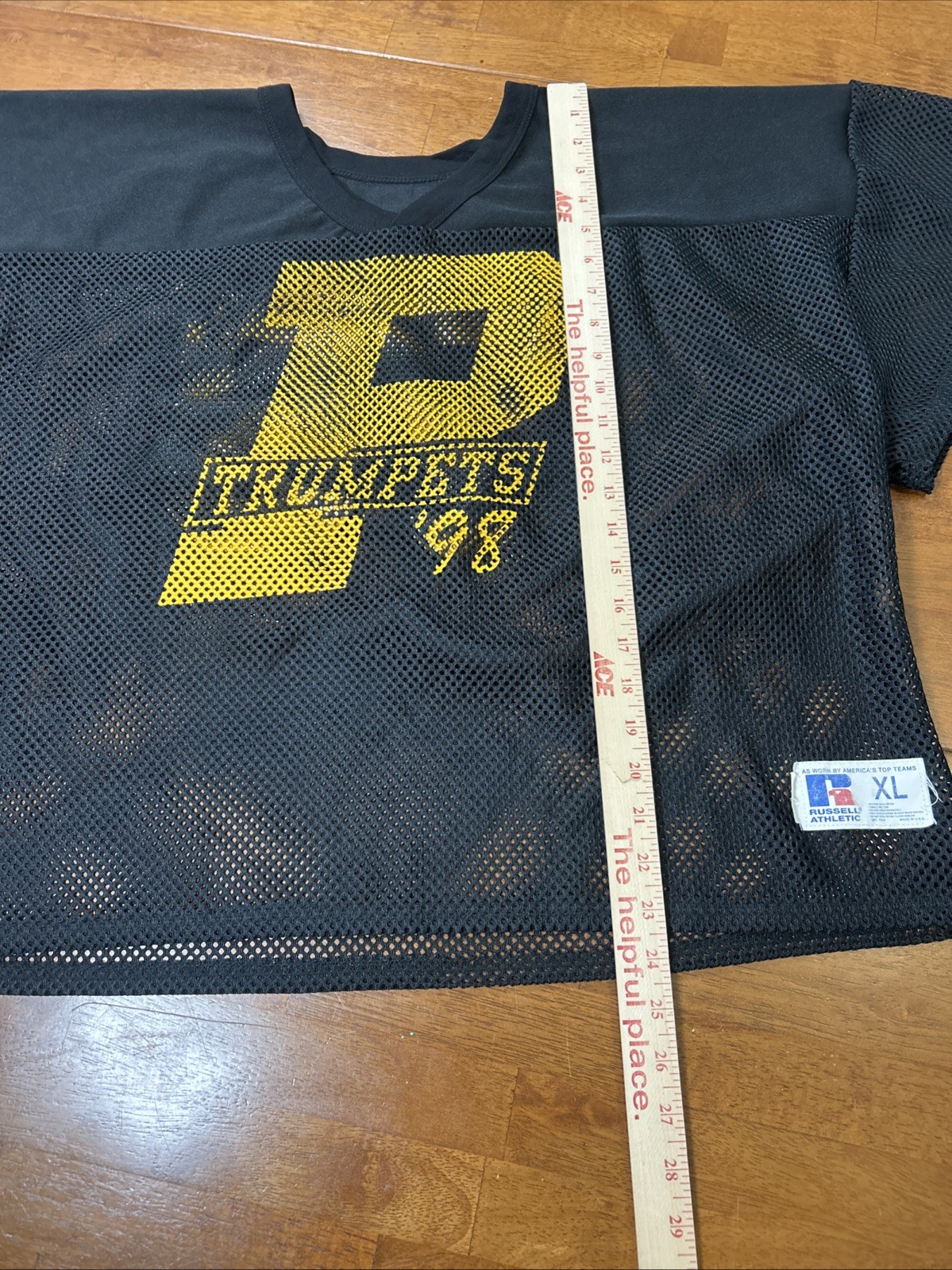 Vintage Russel Athletic Purdue University Band Jersey Size XL 1998 Mesh Y2K