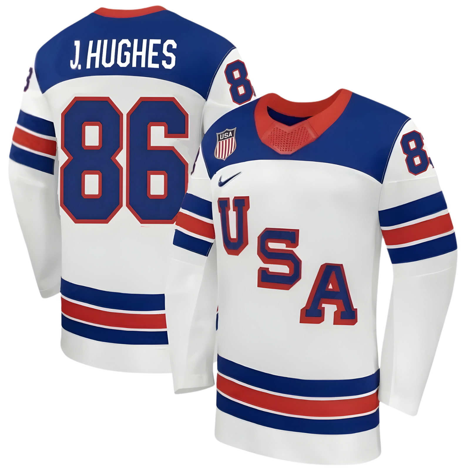 Team USA Winter Olympics 2026 Jersey White Stitched All Sizes S-3XL