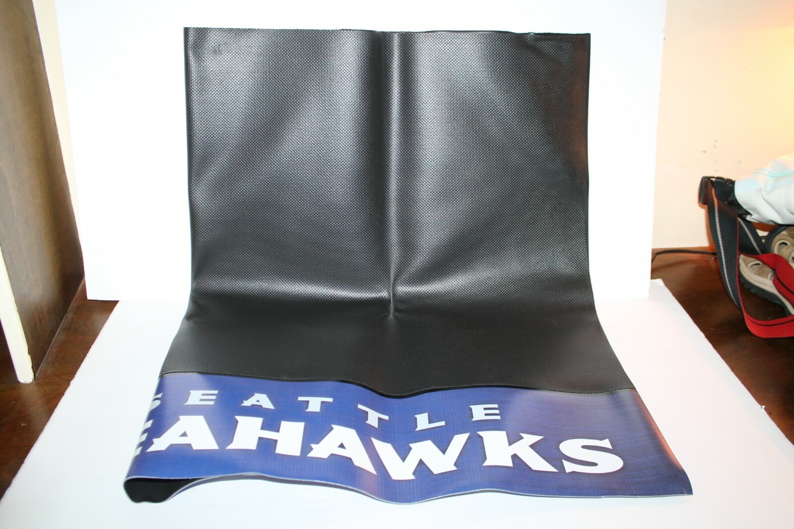 Seattle Seahawks Official NFL Football Grill / BBQ Mat, Black with Team Logo