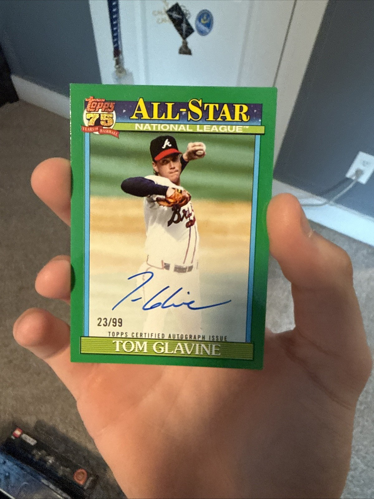 Topps 2026 Series 2 Tom Glavine #91AS-TG 1991 All-Stars Auto /99 Atlanta Braves