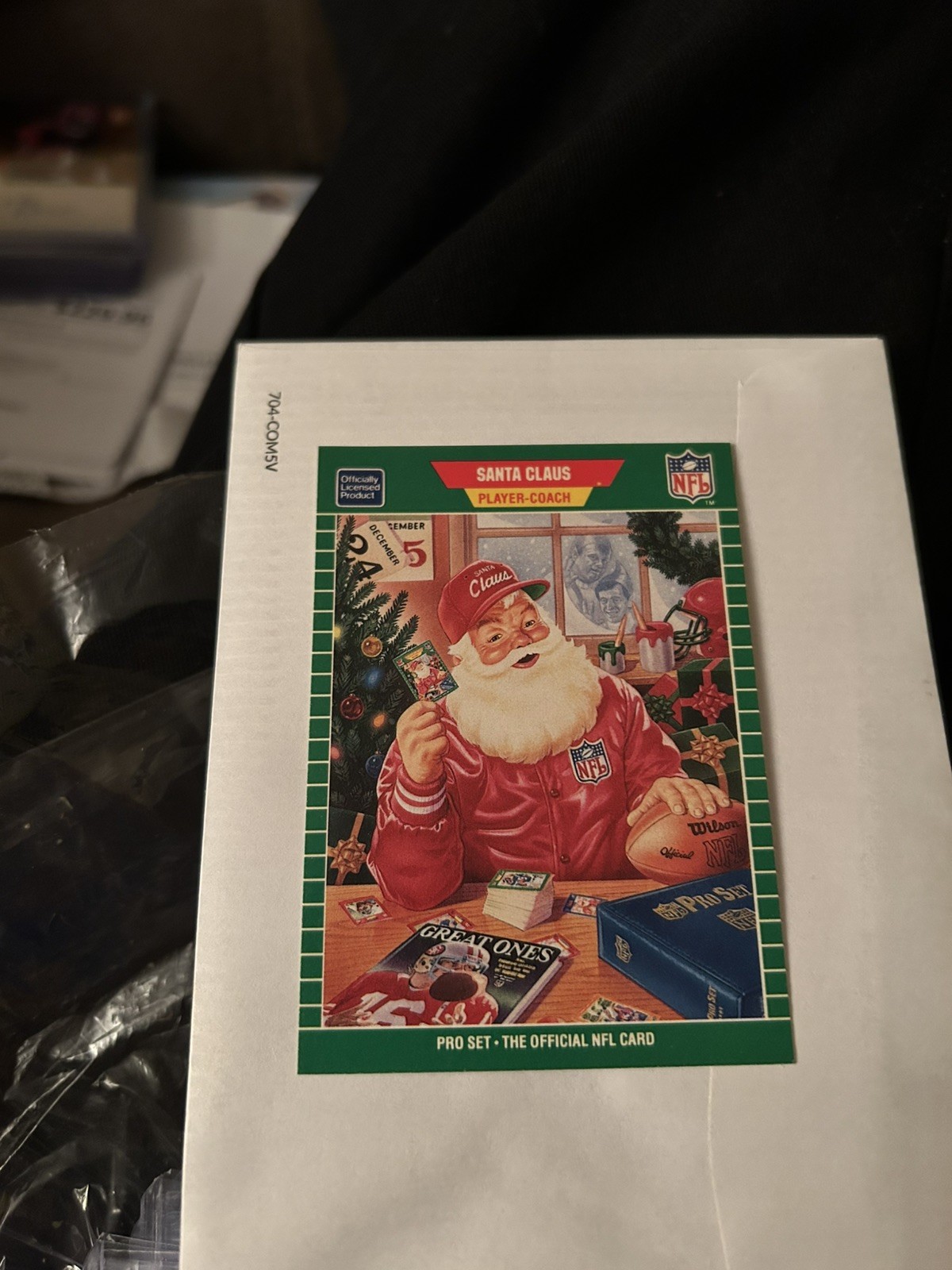 🎅🏻🎄1989 Pro Set Promos SANTA CLAUS #1989 Player COACH SSP RARE card Xmas
